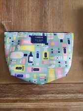 Clinique x Kate Spade Makeup Cosmetic Zipper Bag New York New Mint Green