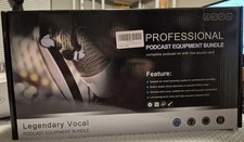 Podcast Equipment Bundle Audio Interface with All in One Live Sound Card