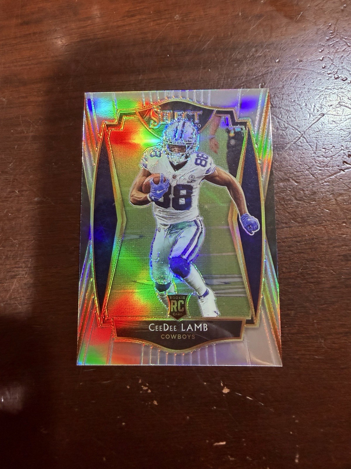2020 Panini Select Premier Level Silver Prizm #157 CeeDee Lamb Rookie RC Cowboys