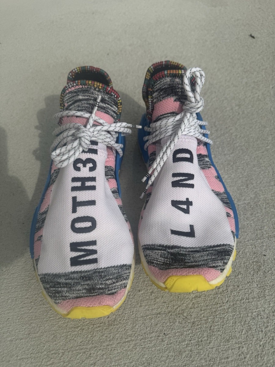 Adidas Pharrell Williams HU NMD Mother Land Sneakers Size 12 Boost Trail Rare NMD Human Race Trail Solar Pack Mother x Pharrell | BB9531  main image 4