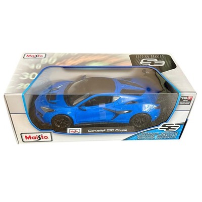 1/18 Maisto Chevrolet Corvette ZR1 Coupe Die-Cast Model Car Special Edition Blue
