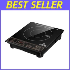 Stylish 1800W Induction Cooktop with Digital Control - Perfect for Small Spaces