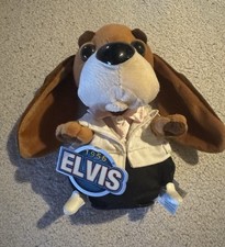 Elvis Presley Platinum Edition Hound Dog Plush Toy Don't Be Cruel  READ 