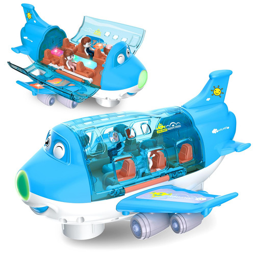 Airplane Toys for Toddlers 1-3, Plane Toys for 2 3 4 5 Year Old Boys Girls Bi...