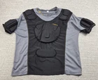 Tour Code 1 Padded Shirt Shoulder Chest Protector Mens XL Black Inline Hockey
