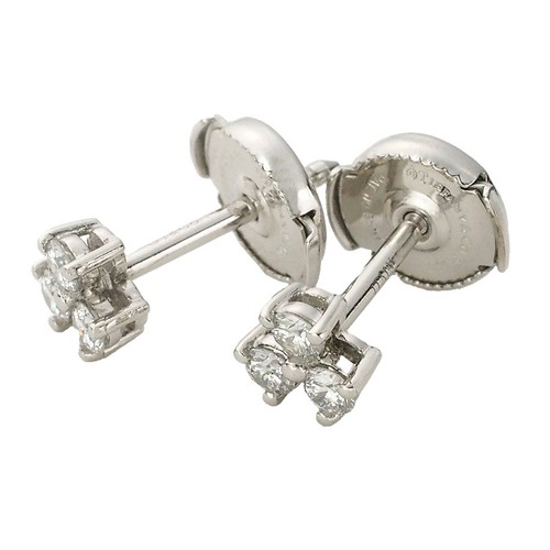 TIFFANY & Co. Aria Earring diamond Pt950 P0044385