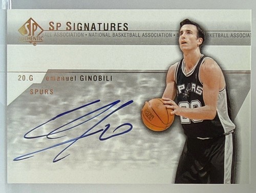 Emanuel Ginobili #EG-A 2003 SP Authentic Signatures card