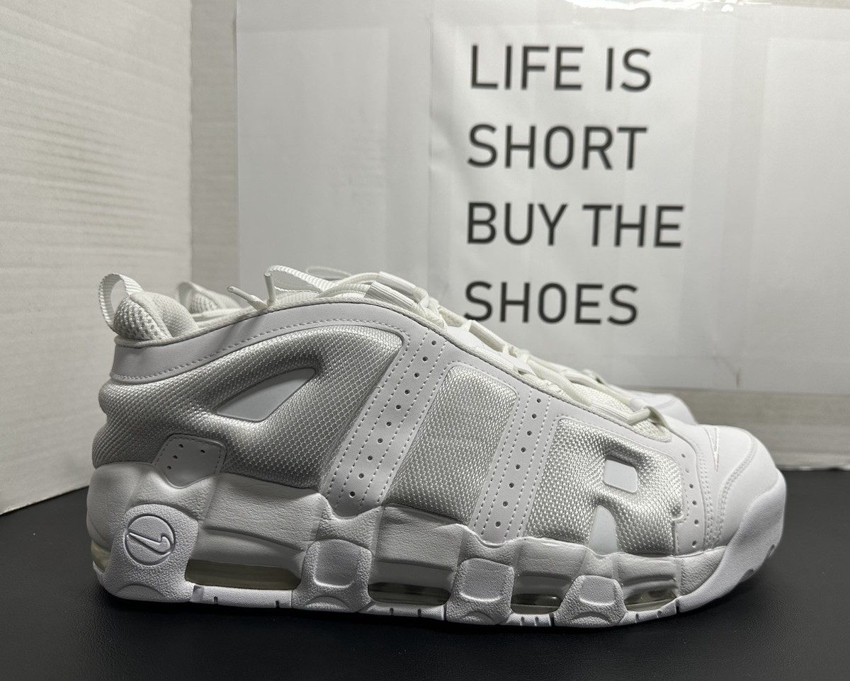 Nike Air More Uptempo Low White FZ3055 100 Men's Size 14 | eBay