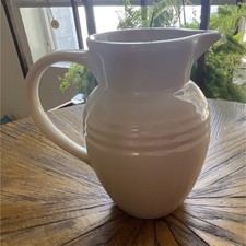 Le Creuset Cream and Yellow Ombré Ceramic Glossy Pitcher 0.7L