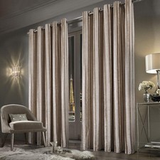 Plush Velvet Curtains Luxury Velour Drapes for Living Room Bedroom Modern Bea...