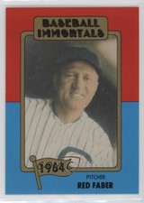 1980-84 SSPC Baseball Immortals 1st Printing Red Faber #96 HOF 14pi