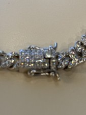 Moissanite Cuban Link Bracelet 5mm 6 1/2 Inch...