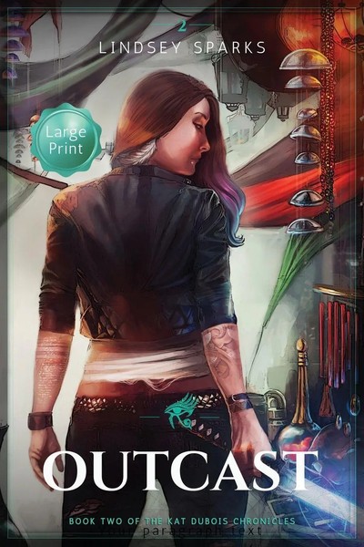 Lindsey Sparks (U. A.) | Outcast (Large Print Edition) | Taschenbuch | Englisch-image
