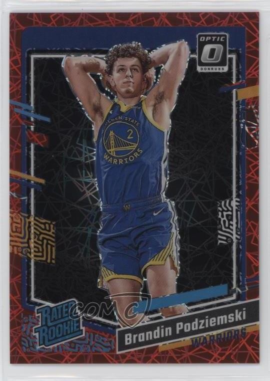 2023 Donruss Optic Rated Rookie Red Velocity Prizm /299 Brandin Podziemski 1n8m