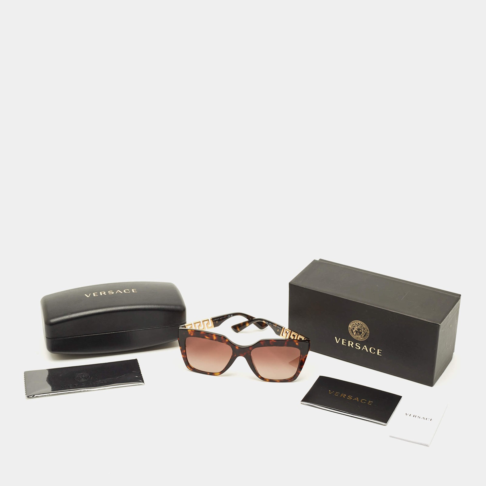 Versace Tortoiseshell Brown Gradient MOD 4418 Gre… - image 4