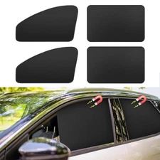 Car Curtains for Side Window - 4 Pcs Thicken Privacy Sun Shades 4pcs thickset