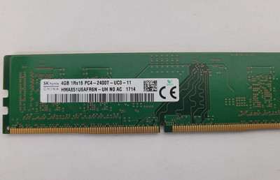 SK Hynix HMA851U6AFR6N-UH 4GB DDR4 1Rx16 PC4-2400T - UCO- 11 RAM Tested
