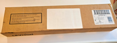 Leviton 4S255-S24 24 Port 1RU Shielded Flat Quickport Patch Panel Black