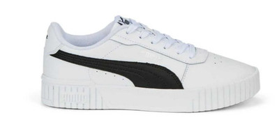 Puma Womens Carina 2.0 Athletic and Training Shoes, Black/White, 9M, NIB