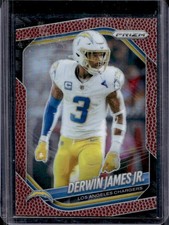 2025 Panini Prizm Derwin James Jr. Pigskin #/180 Chargers