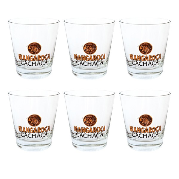 6X Mangaroca Cachaca Tumbler Glas Longdrink Cocktail GläSer Bar Gastro Set-image