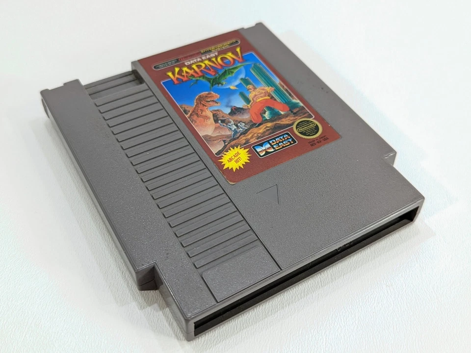 Carrito auténtico Karnov (Nintendo Entertainment System, 1988) NES solamente Foto 2 de 3