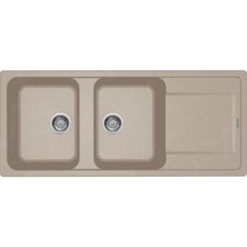 Lavello cucina 2 vasche + gocciolatoio Granitek Avena Life 500 Elleci LG250051