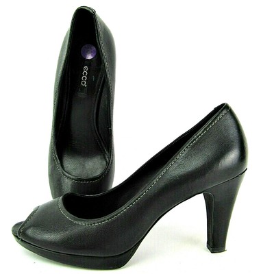 ecco peep toe pumps