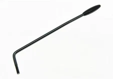 5mm ST Guitar Tremolo Trem Arm Whammy Bar Black with Black Tip