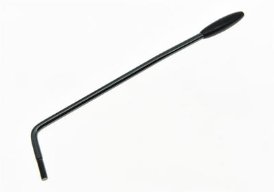 5 mm ST Gitarre Tremolo Trem Arm Whammy Bar schwarz mit schwarzer Spitze