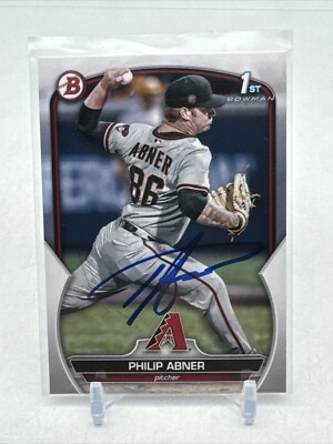 2023 Bowman Draft Philip Abner Arizona Diamondbacks #BD-165 Signed