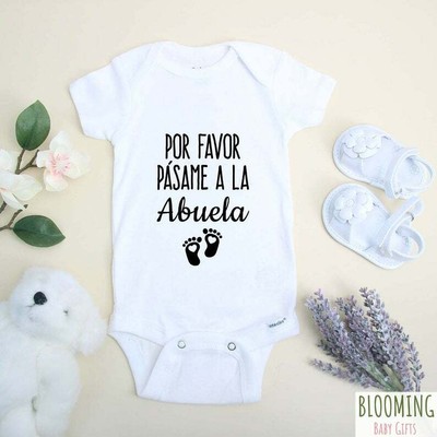 hola abuela onesie