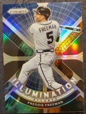 Freddie Freeman 2021 Panini Prizm Illumination Cosmic Haze Prizm Insert #IL-9