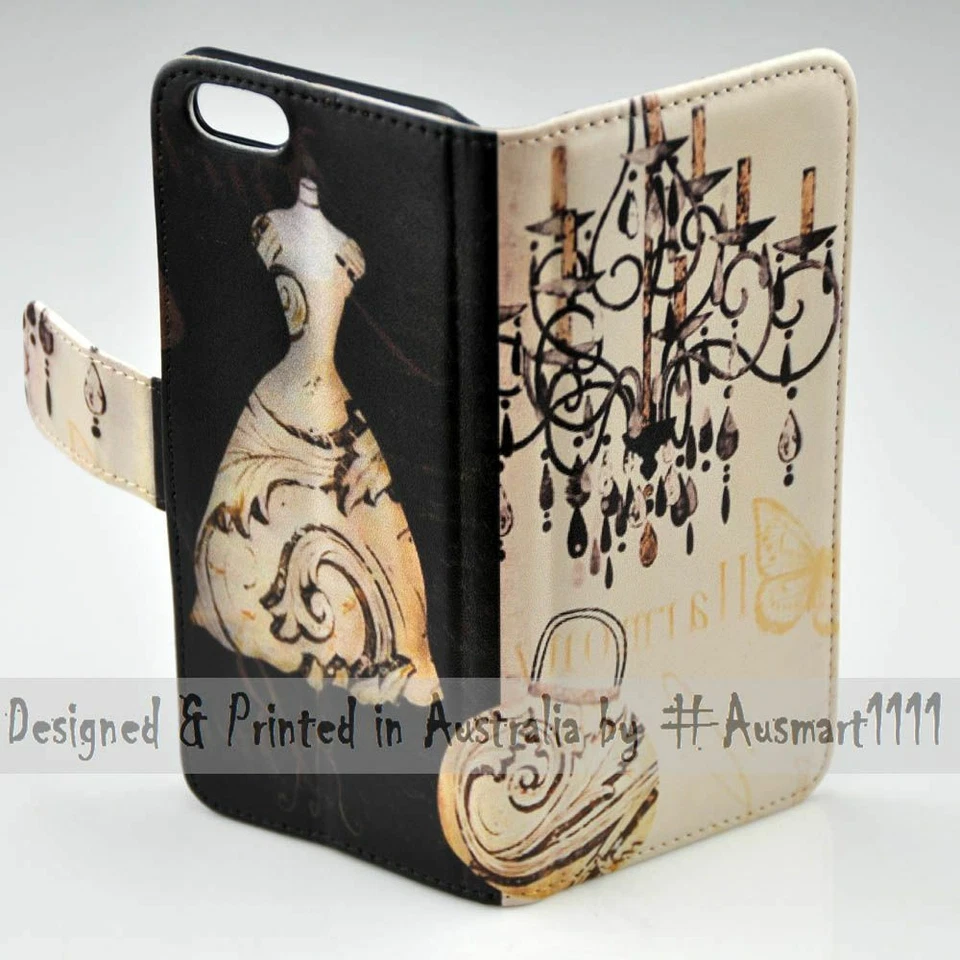 Para Teléfono Móvil Serie HTC - Funda Cartera Teléfono Estampado Araña Vintage Foto 3 de 3