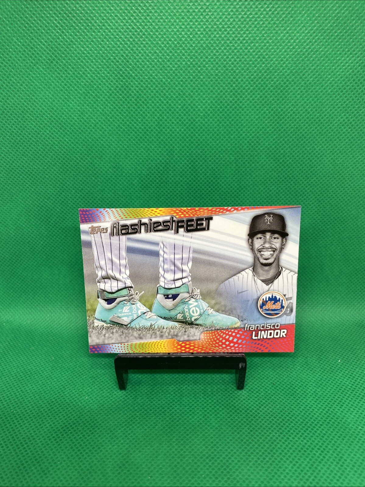 2022 Topps Francisco Lindor Flashiest Feet Insert NY Mets #FF-8