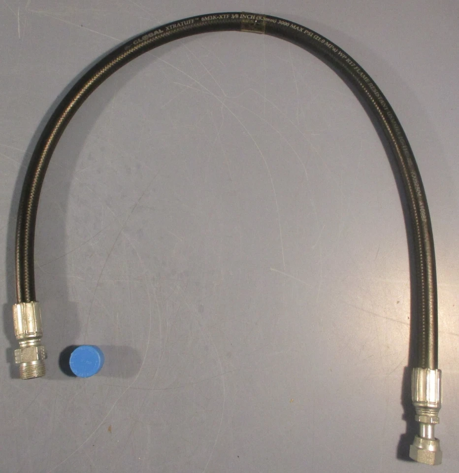 Gates 6M3K-XTF Hydraulic Hose Xtratuff 3/8" 3000PSI Max Approx 34-1/2" L - Image 2 of 4