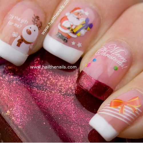 Weihnachtsnägel - Pullover Santa Wraps - Rentier Nailart - Strumpf Füller - Bild 18 von 27