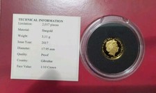 2017 GOLD PROOF HOUSE OF WINDSOR - COAT OF ARMS FINE GOLD 24ct
