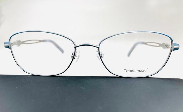 New Titanium220 T220-04 Platinum Titanium Eyeglasses 55/18 