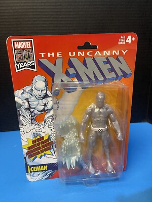 Marvel Legends Iceman X-Men Retro Carded Bent Bubble See Photos