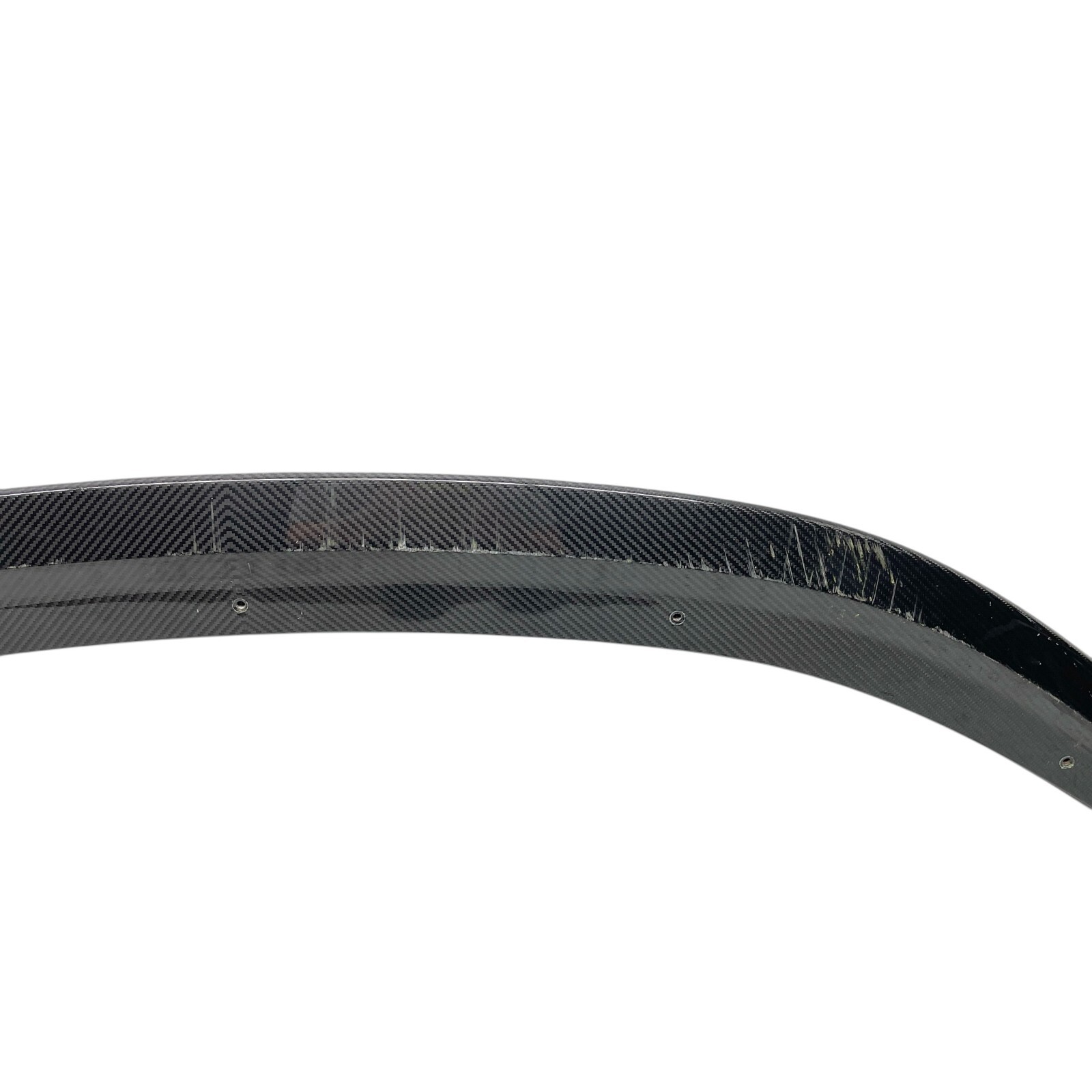 SCUFFS* 17-21 Aston Martin DB11 Front bumper lower carbon fiber splitter OEM