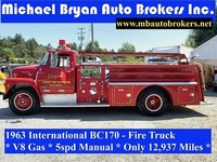 1963 INTERNATIONAL BC170 - FIRE TRUCK *ONLY 12K MILES*