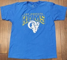 Junk Food Los Angeles Rams Blue T-Shirt - Adult Large - NFL Football