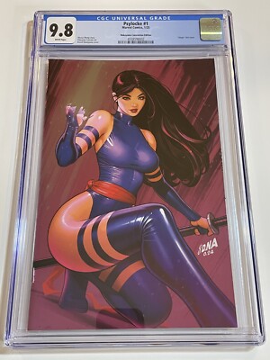 PSYLOCKE #1 CGC 9.8 Nakayama Foil Convention Virgin Variant