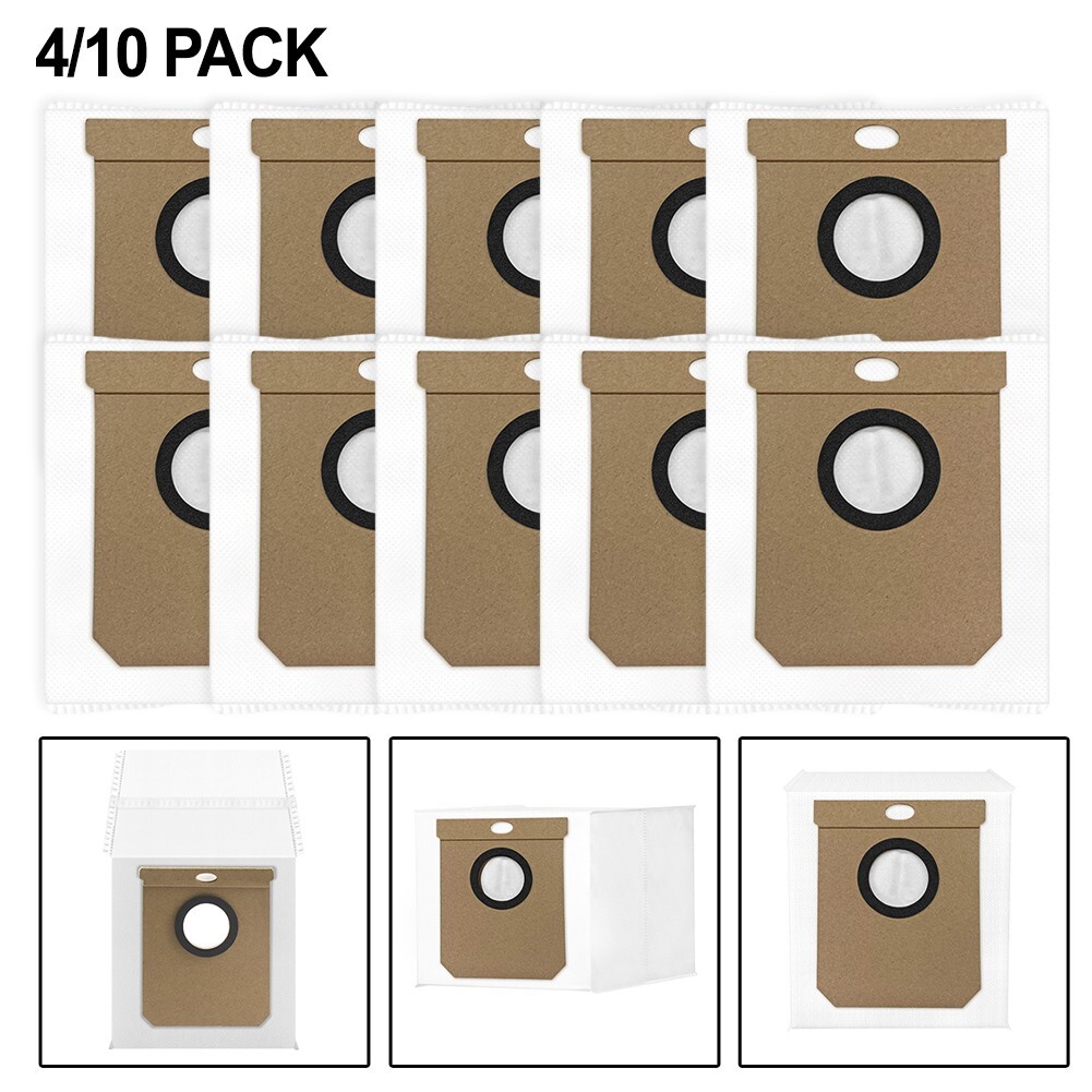 4 Pack Dust Bags Compatible with For Conga 8490 For Ultra Power Vacuums