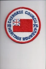 1975 Cherokee Council Heritage Roundup patch