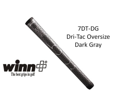 Set of 5 - Winn Dri-Tac Oversize Grip - Gray (7DT-DG) | eBay