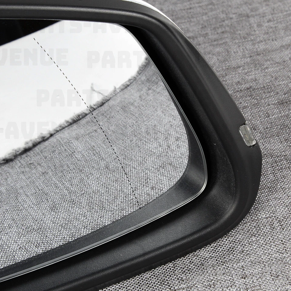 右乘客侧白色镜面适用于宝马 F35 12-17 5 针加热带盲点 — 第 4/4 张图片