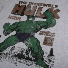 Marvel Incredible Hulk Punch Graphic T-Shirt – Adult Fitted Jersey Tee, 100% Cotton, Officially Licensed