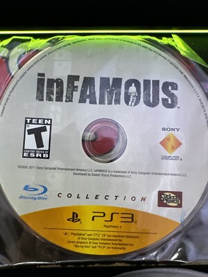 inFamous Collection (Sony PlayStation 3, 2012) - BRAND NEW SEALED (DISK ONLY)